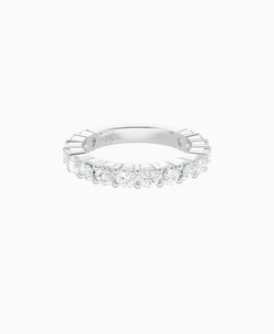 Prong Eternity Ring - 9K White Gold