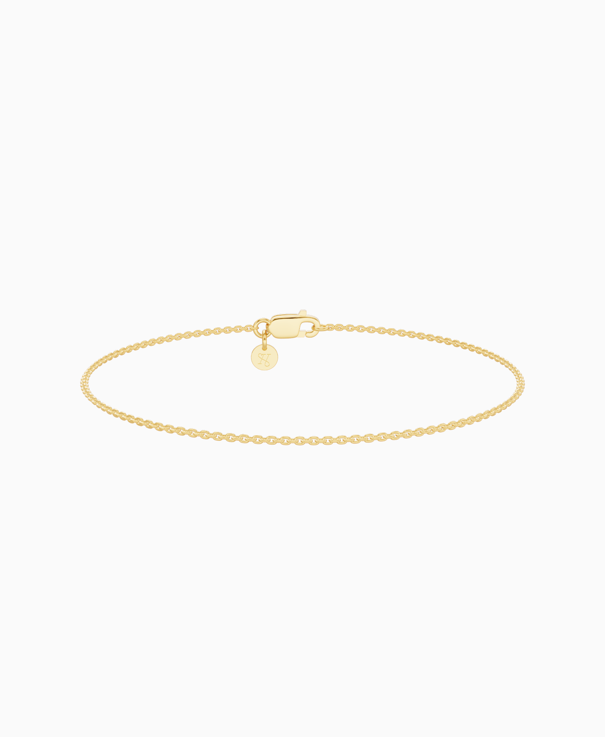 Cable Chain Bracelet - 9K Yellow Gold