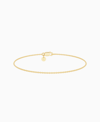 Cable Chain Bracelet - 9K Yellow Gold