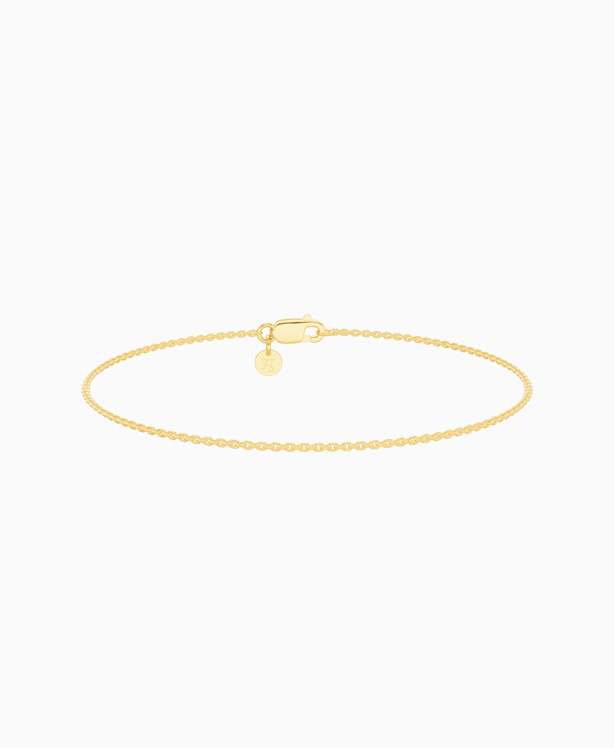 Cable Chain Bracelet - 18K Yellow Gold
