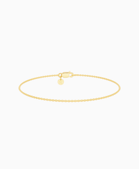 Cable Chain Bracelet - 18K Yellow Gold