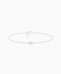 White Lab Diamond / Emerald (EW) / 0.15ct / 16.5cm