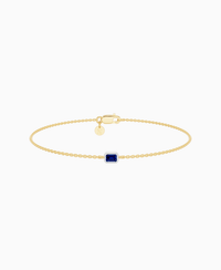 Royal Blue Lab Sapphire / Emerald (EW) / 0.15ct / 16.5cm