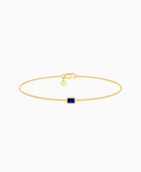 Royal Blue Lab Sapphire / Emerald (EW) / 0.15ct / 16.5cm
