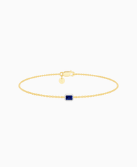 Royal Blue Lab Sapphire / Emerald (EW) / 0.15ct / 16.5cm