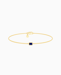 Royal Blue Lab Sapphire / Emerald (EW) / 0.15ct / 16.5cm