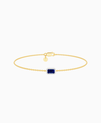 Royal Blue Lab Sapphire / Emerald (EW) / 0.3ct / 16.5cm