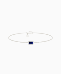 Royal Blue Lab Sapphire / Emerald (EW) / 0.3ct / 16.5cm