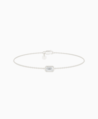 White Lab Diamond / Emerald (EW) / 0.3ct / 16.5cm
