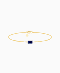 Royal Blue Lab Sapphire / Emerald (EW) / 0.3ct / 16.5cm