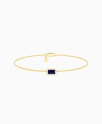 Royal Blue Lab Sapphire / Emerald (EW) / 0.3ct / 16.5cm