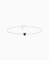 Royal Blue Lab Sapphire / Heart (NS) / 0.15ct / 16.5cm