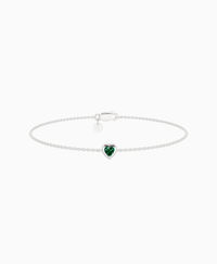 Zambian Lab Emerald / Heart (NS) / 0.15ct / 16.5cm