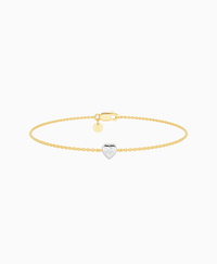 White Lab Diamond / Heart (NS) / 0.15ct / 16.5cm