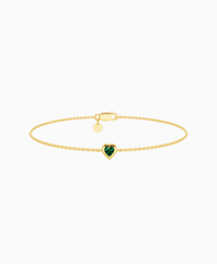 Zambian Lab Emerald / Heart (NS) / 0.15ct / 16.5cm