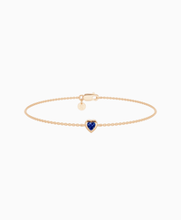 Royal Blue Lab Sapphire / Heart (NS) / 0.15ct / 16.5cm