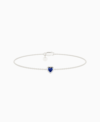 Royal Blue Lab Sapphire / Heart (NS) / 0.15ct / 16.5cm