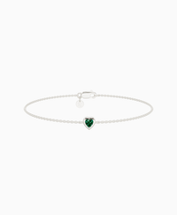 Zambian Lab Emerald / Heart (NS) / 0.15ct / 16.5cm