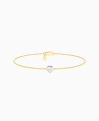 White Lab Diamond / Heart (NS) / 0.15ct / 16.5cm