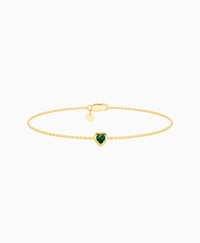 Zambian Lab Emerald / Heart (NS) / 0.15ct / 16.5cm