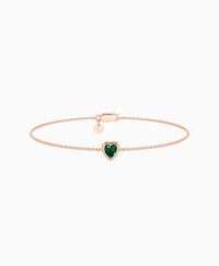 Zambian Lab Emerald / Heart (NS) / 0.3ct / 16.5cm