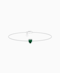 Zambian Lab Emerald / Heart (NS) / 0.3ct / 16.5cm