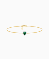 Zambian Lab Emerald / Heart (NS) / 0.3ct / 16.5cm