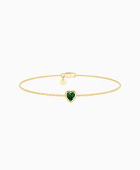 Zambian Lab Emerald / Heart (NS) / 0.3ct / 16.5cm
