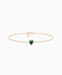 Zambian Lab Emerald / Heart (NS) / 0.3ct / 16.5cm