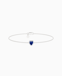 Royal Blue Lab Sapphire / Heart (NS) / 0.3ct / 16.5cm