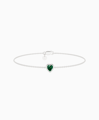 Zambian Lab Emerald / Heart (NS) / 0.3ct / 16.5cm