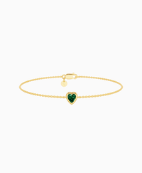 Zambian Lab Emerald / Heart (NS) / 0.3ct / 16.5cm