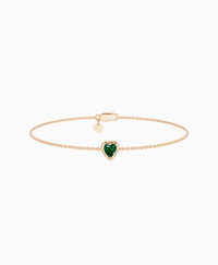 Zambian Lab Emerald / Heart (NS) / 0.3ct / 16.5cm