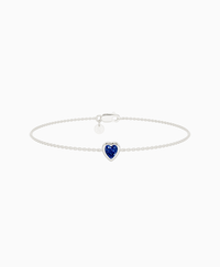 Royal Blue Lab Sapphire / Heart (NS) / 0.3ct / 16.5cm
