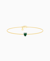 Zambian Lab Emerald / Heart (NS) / 0.3ct / 16.5cm