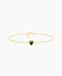 Zambian Lab Emerald / Heart (NS) / 0.3ct / 16.5cm