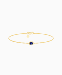 Royal Blue Lab Sapphire / Oval (EW) / 0.15ct / 16.5cm