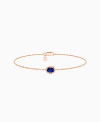 Royal Blue Lab Sapphire / Oval (EW) / 0.3ct / 16.5cm