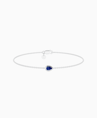 Royal Blue Lab Sapphire / Pear (EW) / 0.15ct / 16.5cm