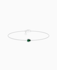 Zambian Lab Emerald / Pear (EW) / 0.15ct / 16.5cm