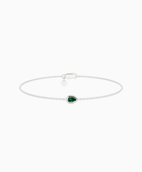 Zambian Lab Emerald / Pear (EW) / 0.15ct / 16.5cm