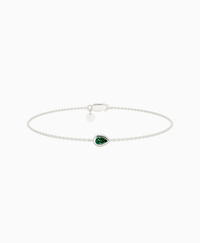 Zambian Lab Emerald / Pear (EW) / 0.15ct / 16.5cm