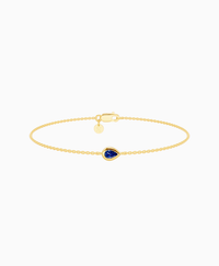Royal Blue Lab Sapphire / Pear (EW) / 0.15ct / 16.5cm