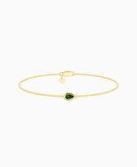 Zambian Lab Emerald / Pear (EW) / 0.15ct / 16.5cm