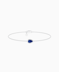 Royal Blue Lab Sapphire / Pear (EW) / 0.3ct / 16.5cm