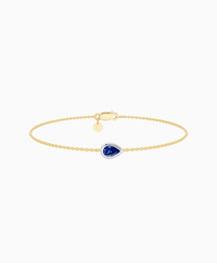 Royal Blue Lab Sapphire / Pear (EW) / 0.3ct / 16.5cm