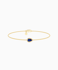 Royal Blue Lab Sapphire / Pear (EW) / 0.3ct / 16.5cm
