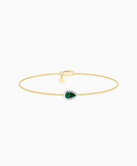 Zambian Lab Emerald / Pear (EW) / 0.3ct / 16.5cm