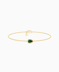 Zambian Lab Emerald / Pear (EW) / 0.3ct / 16.5cm