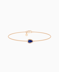 Royal Blue Lab Sapphire / Pear (EW) / 0.3ct / 16.5cm